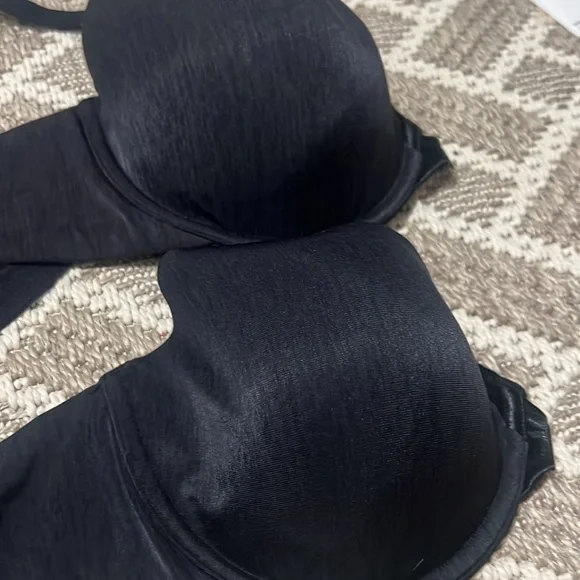 Vanity Fair Black 36DD (36E) style number 75339 front  closure bra set o… - Picture 12 of 12